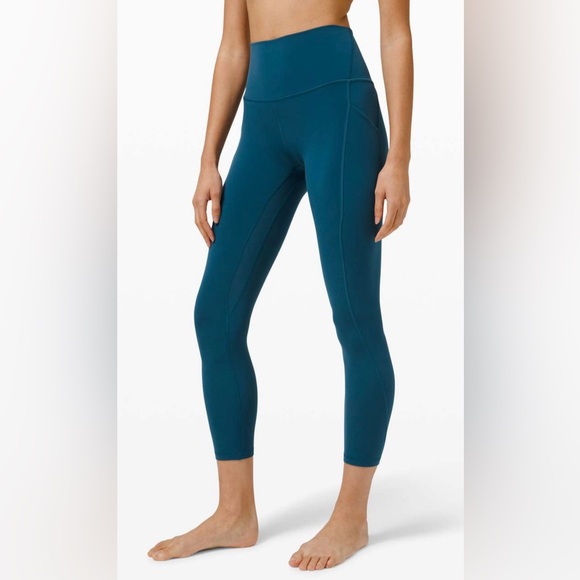 Lululemon- Align High Rise Pants W/Pockets 25”- Blue Borealis- Size 4- Like New! - Picture 1 of 8